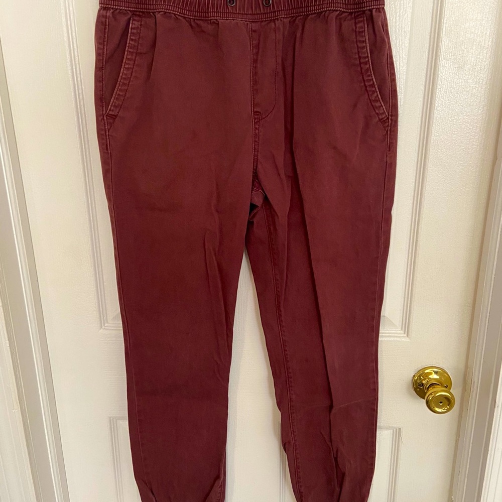Aeropostale Red Joggers